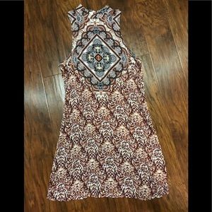 American eagle sleeveless patterned dress